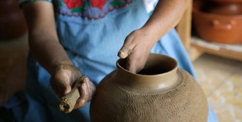 Tazones de barro de Tonaltepec, Oaxaca